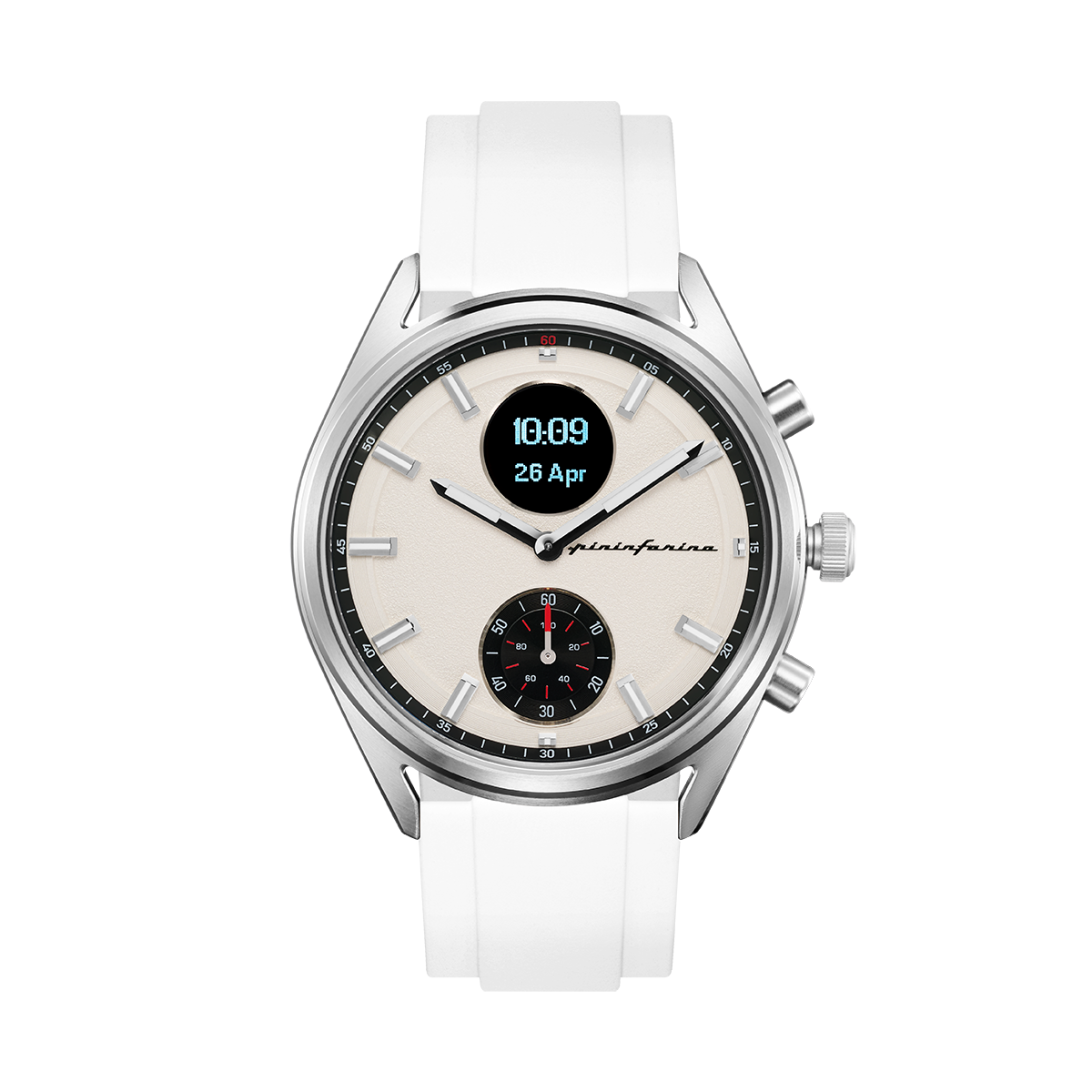 SD - FKM Rubber 22mm Watch Strap - White