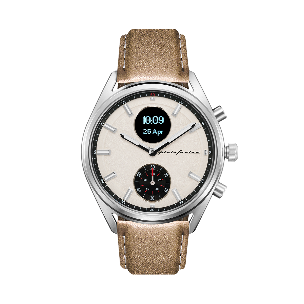 SD - Genuine Italian Leather 22mm Watch Strap – Beige
