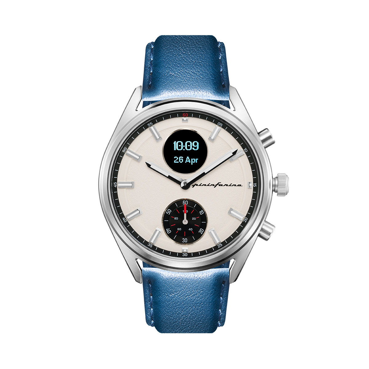SD - Genuine Italian Leather 22mm Watch Strap – Blue