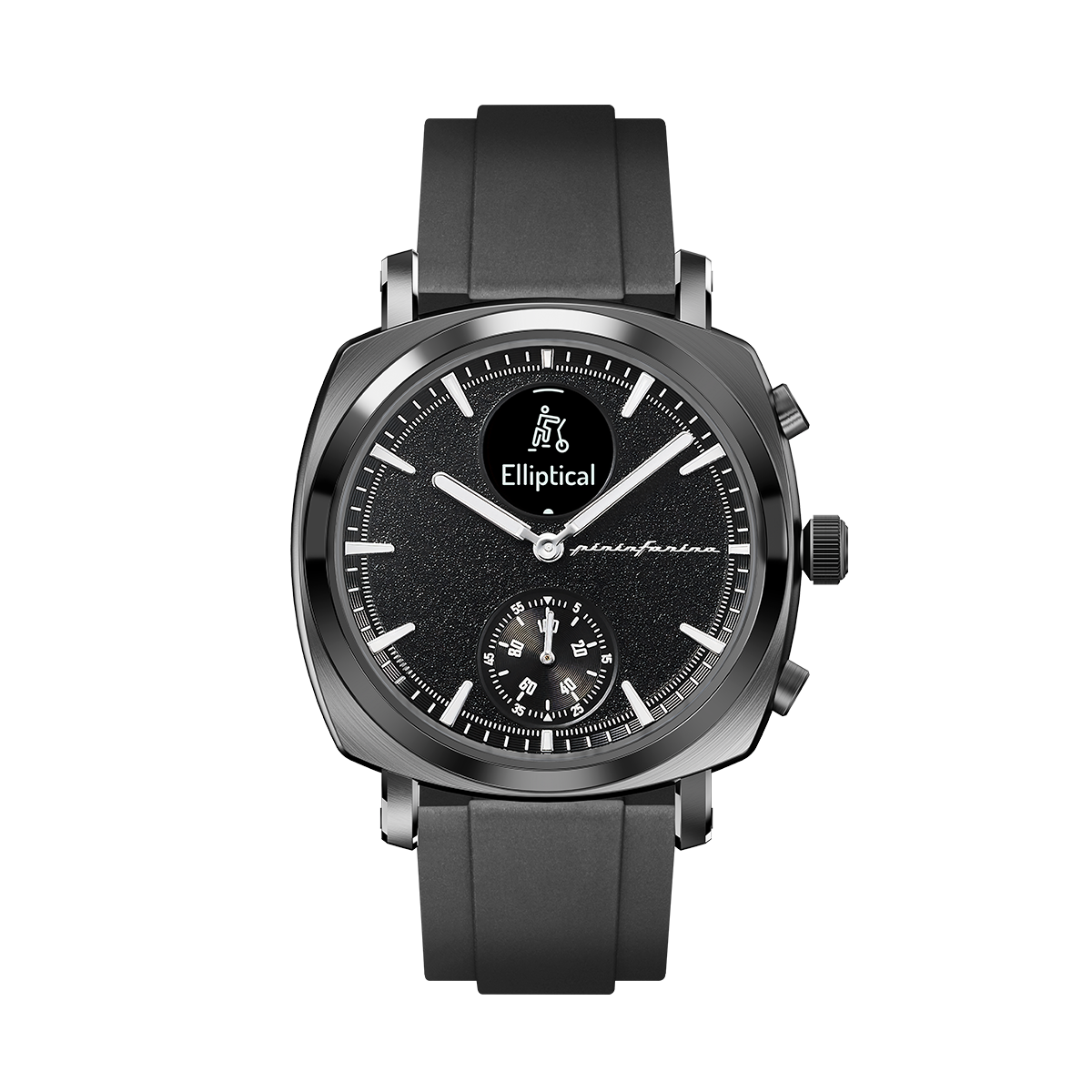 SG - FKM Rubber 22mm Watch Strap - Black