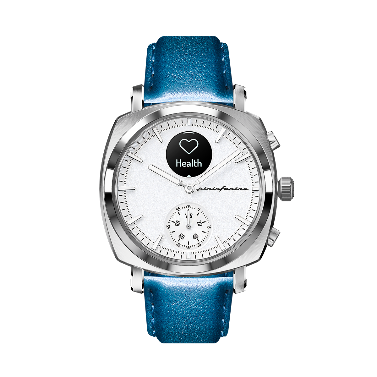 MOS - Genuine Italian Leather 22mm Watch Strap – Blue