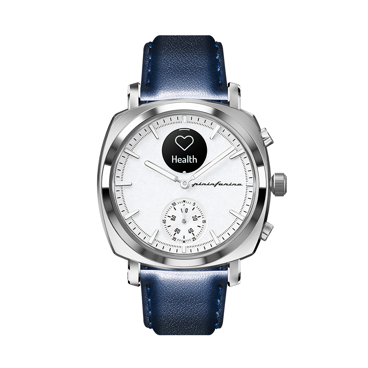 MOS - Genuine Italian Leather 22mm Watch Strap – Dark Blue