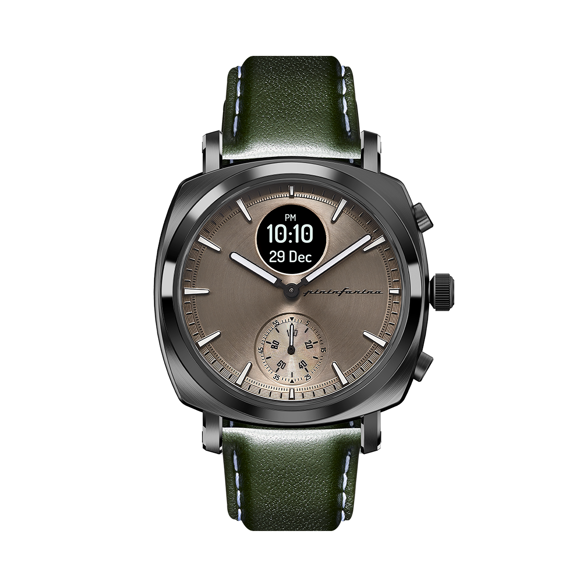 MG - Genuine Italian Leather 22mm Watch Strap – Green