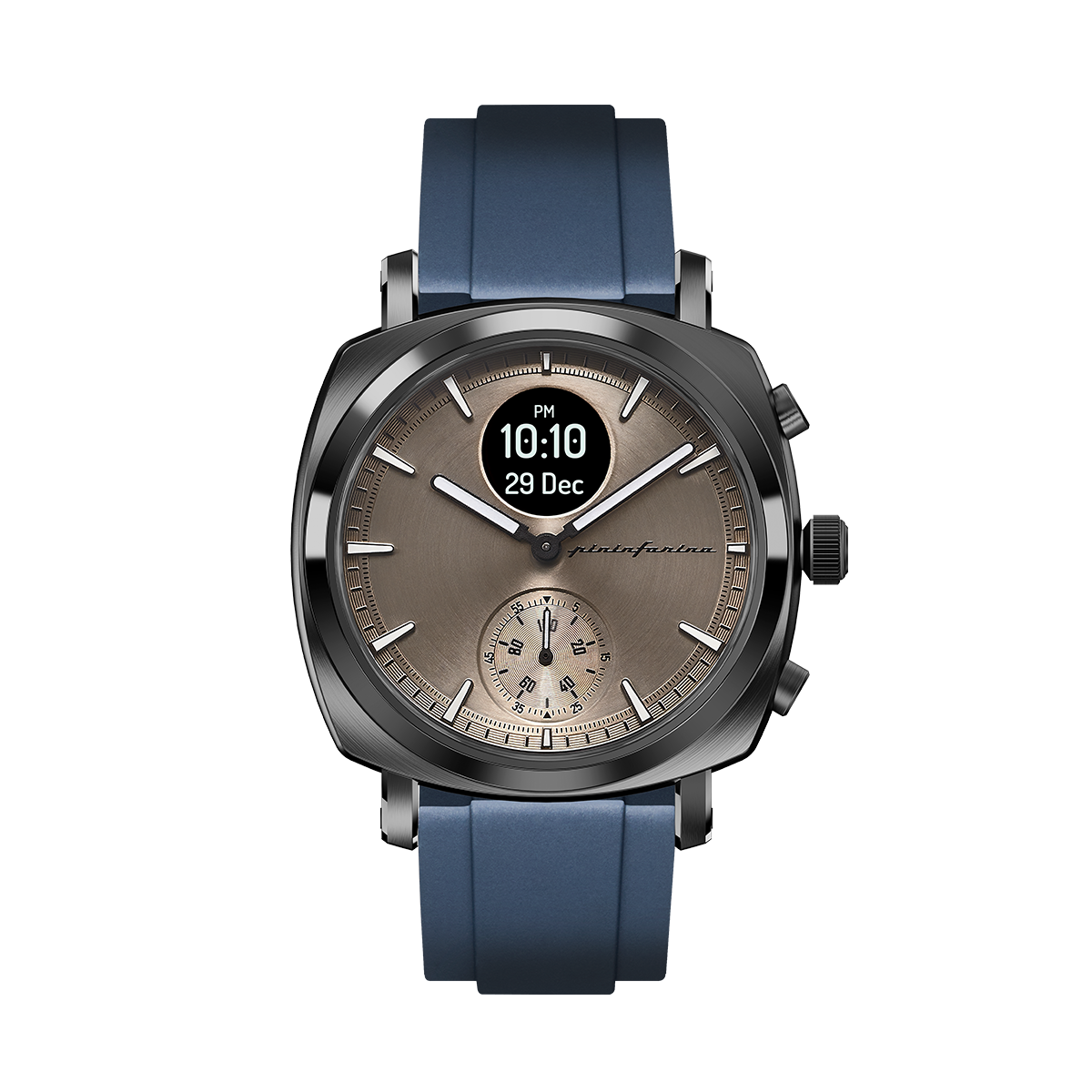 MG - FKM Rubber 22mm Watch Strap - Dark Blue