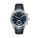 AH - Genuine Italian Leather 22mm Dress Watch Strap – Dark Grey