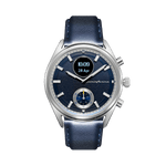 AH - Genuine Italian Leather 22mm Watch Strap – Dark Blue