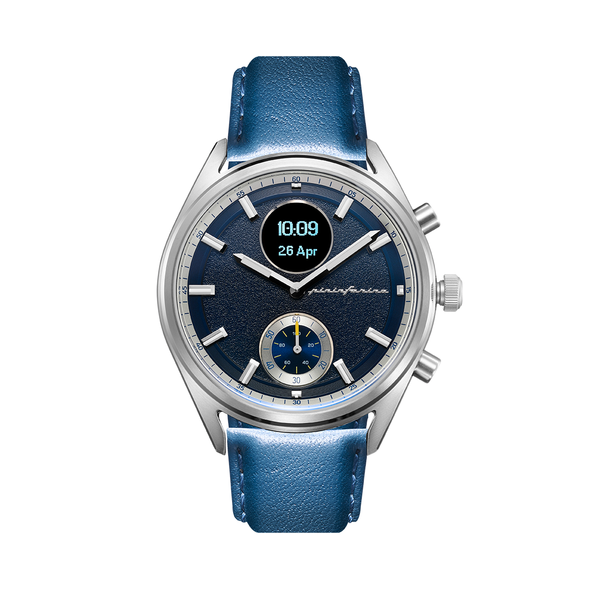 AH - Genuine Italian Leather 22mm Watch Strap – Blue