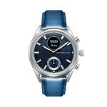 AH - Genuine Italian Leather 22mm Watch Strap – Blue