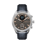 MR - Genuine Italian Leather 22mm Dress Watch Strap – Dark Grey