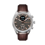 MR - Genuine Italian Leather 22mm Dress Watch Strap – Dark Brown