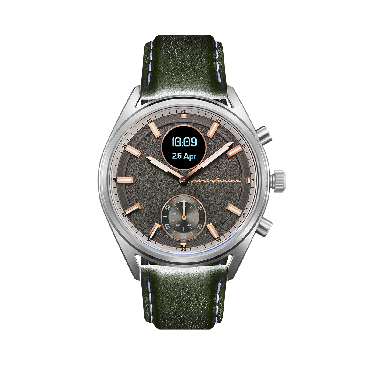 MR - Genuine Italian Leather 22mm Watch Strap – Green