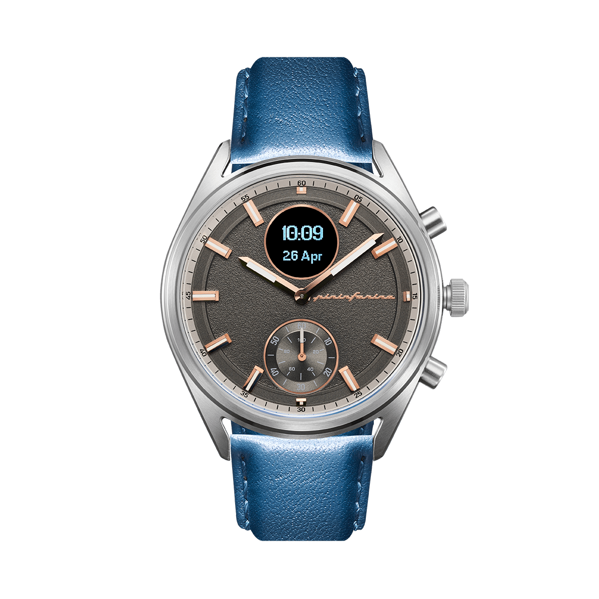 MR - Genuine Italian Leather 22mm Watch Strap – Blue