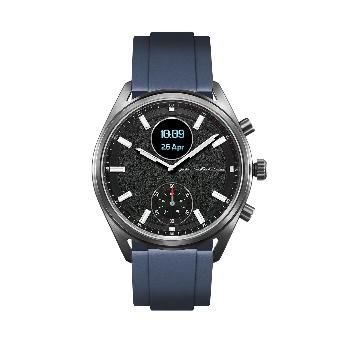MS - FKM Rubber 22mm Watch Strap - Dark Blue