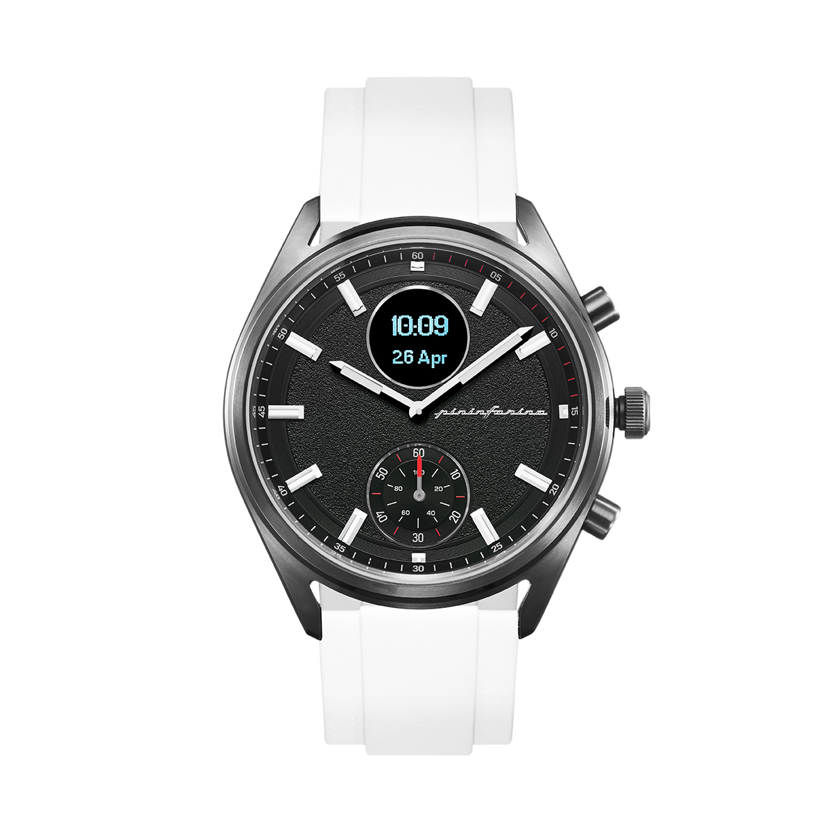 MS - FKM Rubber 22mm Watch Strap - White