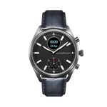 MS - Genuine Italian Leather 22mm Dress Watch Strap – Dark Grey