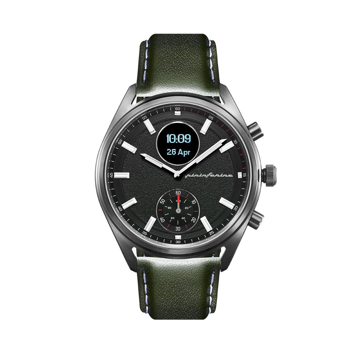 MS - Genuine Italian Leather 22mm Watch Strap – Green