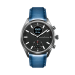 MS - Genuine Italian Leather 22mm Watch Strap – Blue