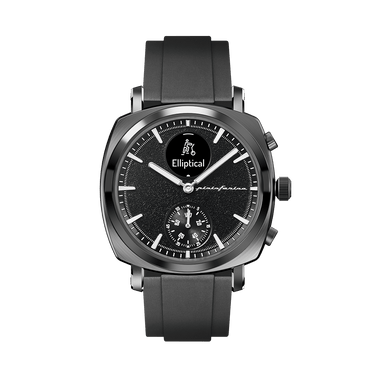 SG - FKM Rubber 22mm Watch Strap - Black