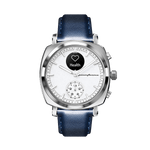 MOS - Genuine Italian Leather 22mm Watch Strap – Dark Blue