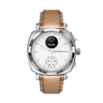 MOS - Genuine Italian Leather 22mm Watch Strap – Beige