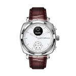 MOS - Genuine Italian Leather 22mm Dress Watch Strap – Dark Brown