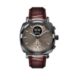 MG - Genuine Italian Leather 22mm Dress Watch Strap – Dark Brown