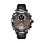 MG - Genuine Italian Leather 22mm Dress Watch Strap – Black