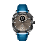 MG - Genuine Italian Leather 22mm Watch Strap – Blue