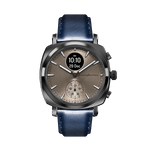 MG - Genuine Italian Leather 22mm Watch Strap – Dark Blue