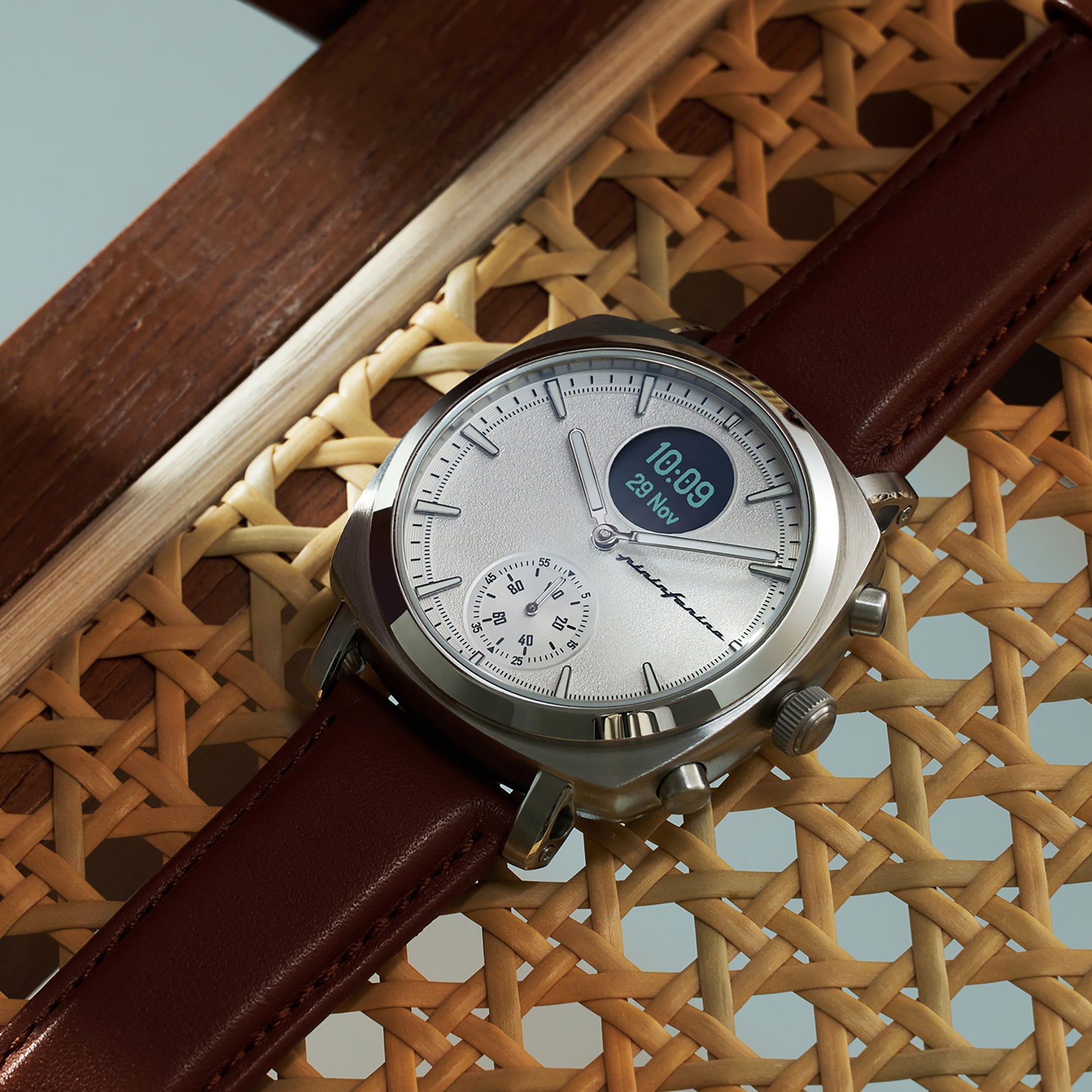 Senso Hybrid - Moonlight Silver - Pininfarina Hybrid Watches