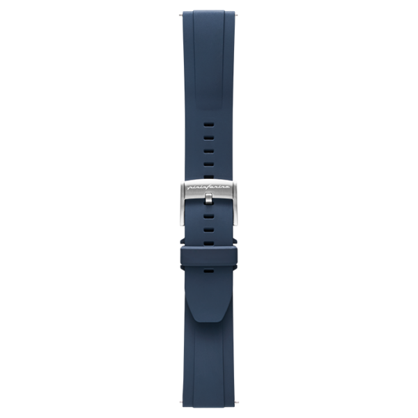 FKM Rubber 22mm Watch Strap - Dark Blue