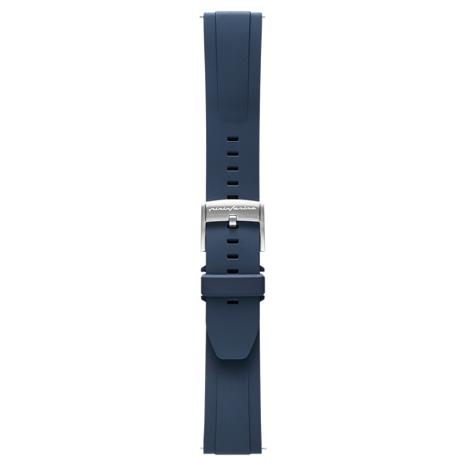 FKM Rubber 22mm Watch Strap - Dark Blue