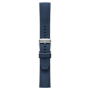 FKM Rubber 22mm Watch Strap - Dark Blue