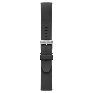 FKM Rubber 22mm Watch Strap - Black