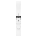 FKM Rubber 22mm Watch Strap - White -