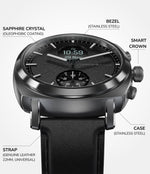 Pininfarina Senso Sport - Sunburst Rose Gold - Pininfarina Hybrid Watches