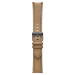 Genuine Italian Leather 22mm Watch Strap – Beige -