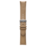 Genuine Italian Leather 22mm Watch Strap – Beige -