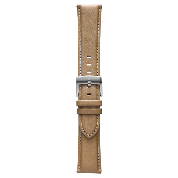 Genuine Italian Leather 22mm Watch Strap – Beige