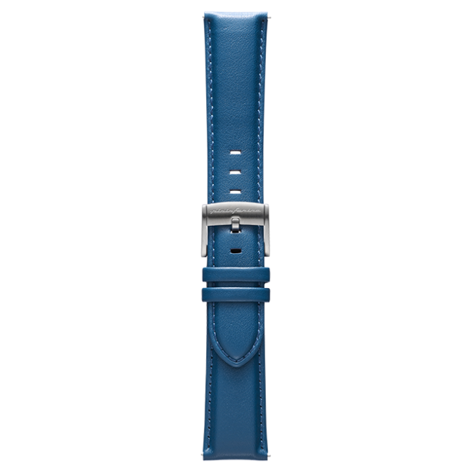 Genuine Italian Leather 22mm Watch Strap – Blue