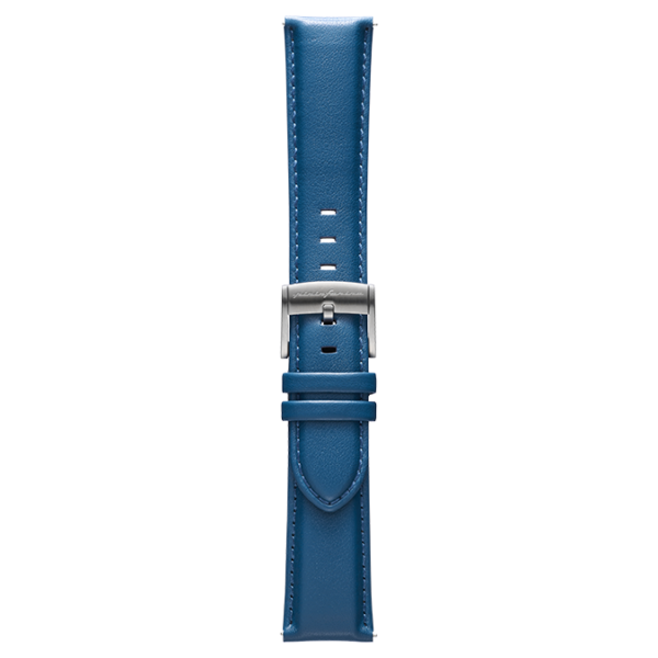 Genuine Italian Leather 22mm Watch Strap – Blue