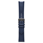 Genuine Italian Leather 22mm Watch Strap – Dark Blue -