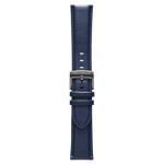 Genuine Italian Leather 22mm Watch Strap – Dark Blue -
