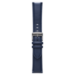 Genuine Italian Leather 22mm Watch Strap – Dark Blue -