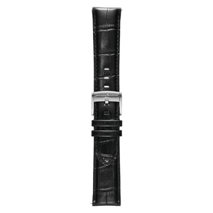 Genuine Italian Leather 22mm Dress Watch Strap – Black