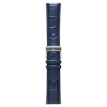 Genuine Italian Leather 22mm Dress Watch Strap – Dark Blue -