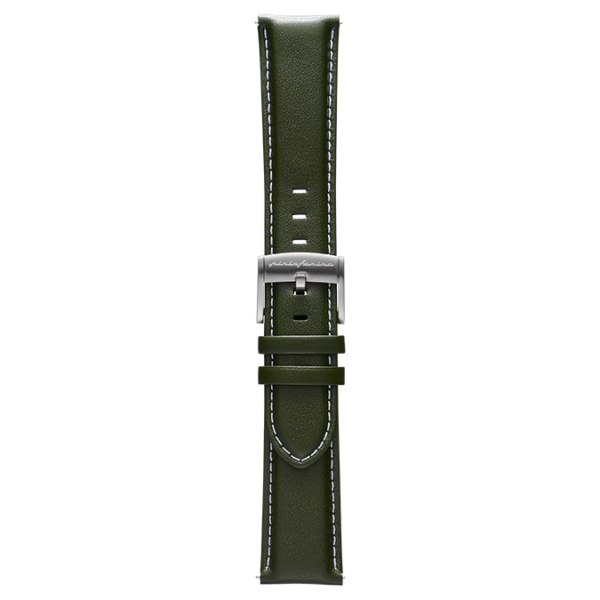 Genuine Italian Leather 22mm Watch Strap – Green