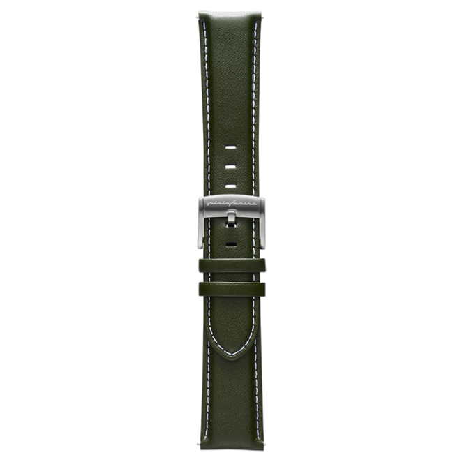 Genuine Italian Leather 22mm Watch Strap – Green