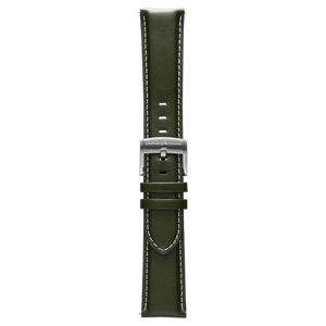 Genuine Italian Leather 22mm Watch Strap – Green